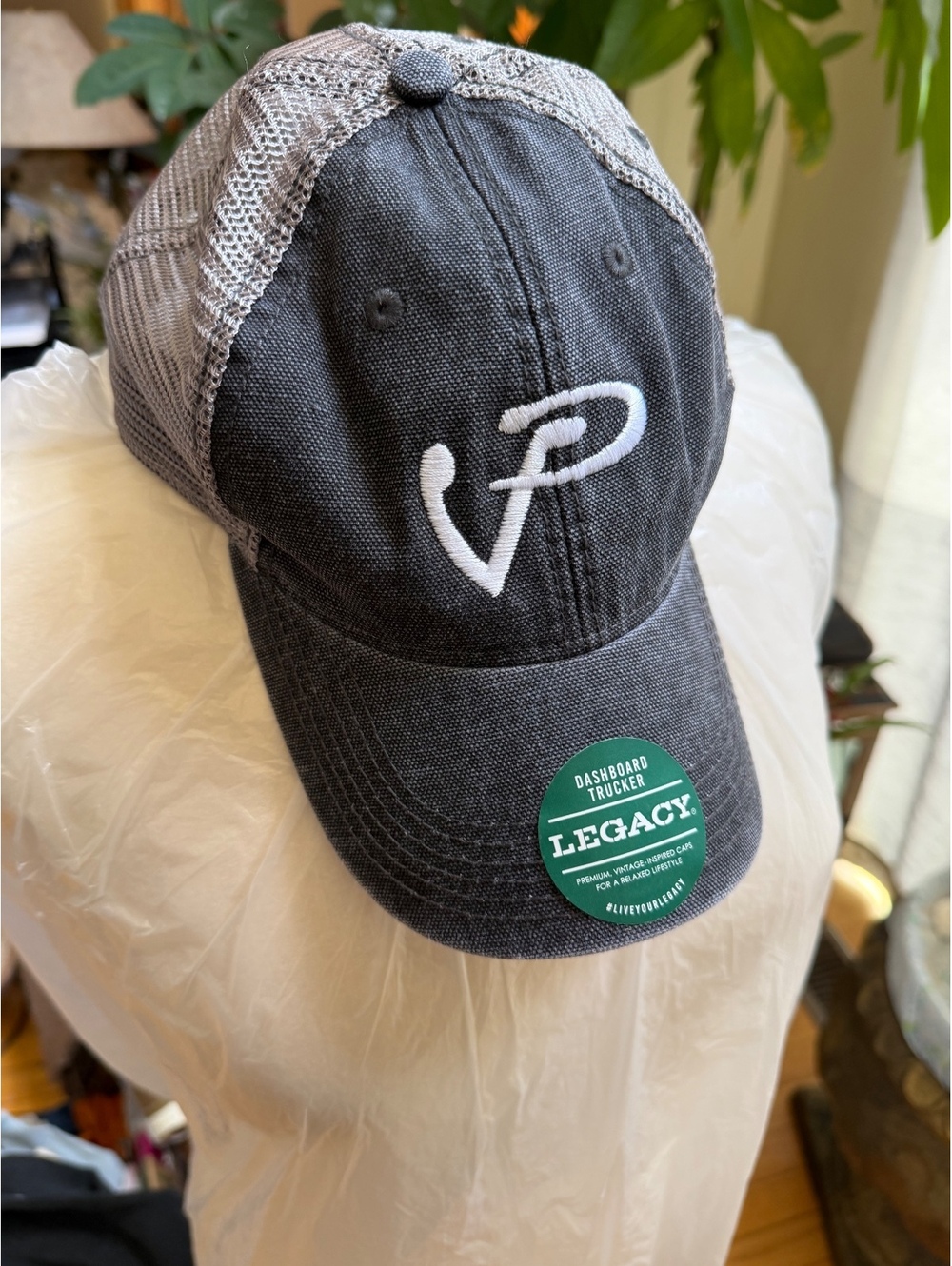 Legacy Dashboard Trucker VP Logo Mesh Back Cap Hat